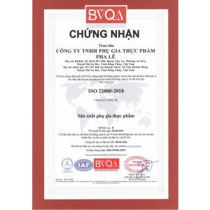 Công Ty TNHH Phụ Gia Thực Phẩm Pha Lê