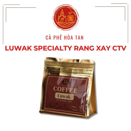 Cà Phê Luwak Rang Xay CTV Túi Zip 200g